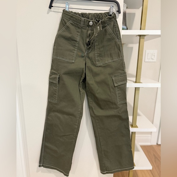Rachel Paige (TJMaxx) Green wide leg pant - Picture 1 of 3